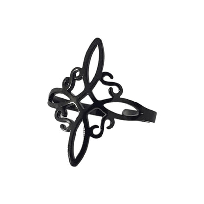Anillo Nudo De Bruja Amuleto Protección - Diversa Colección