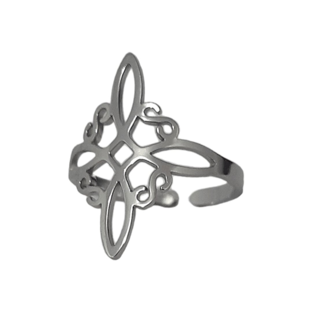 Anillo Nudo De Bruja Amuleto Protección - Diversa Colección