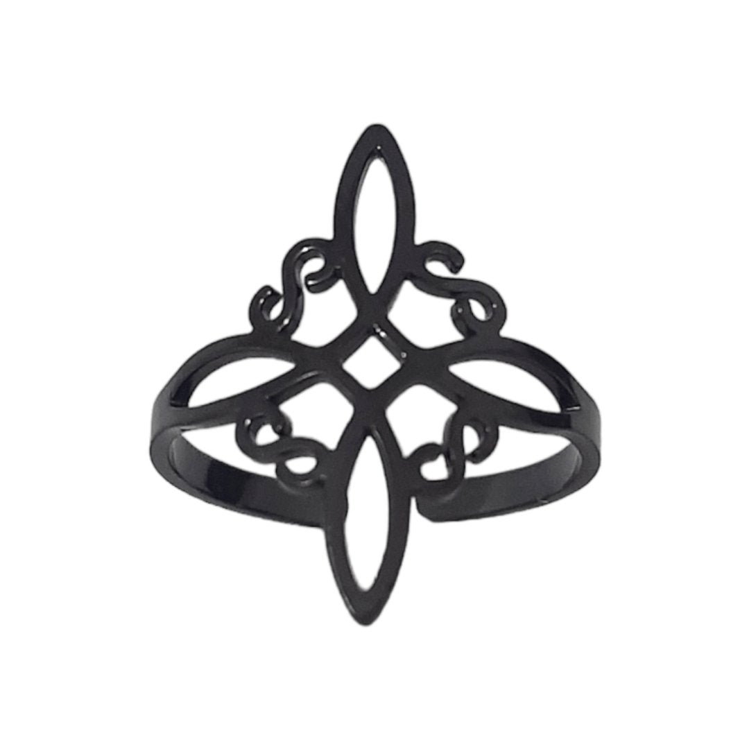 Anillo Nudo De Bruja Amuleto Protección - Diversa Colección