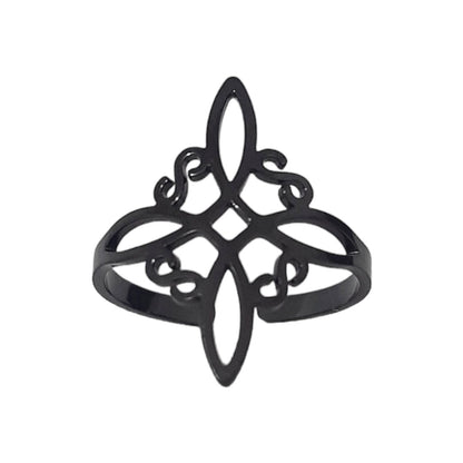 Anillo Nudo De Bruja Amuleto Protección - Diversa Colección