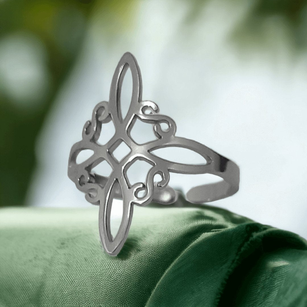 Anillo Nudo De Bruja Amuleto Protección - Diversa Colección