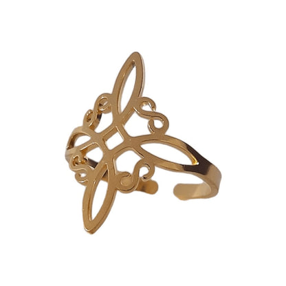 Anillo Nudo De Bruja Amuleto Protección - Diversa Colección