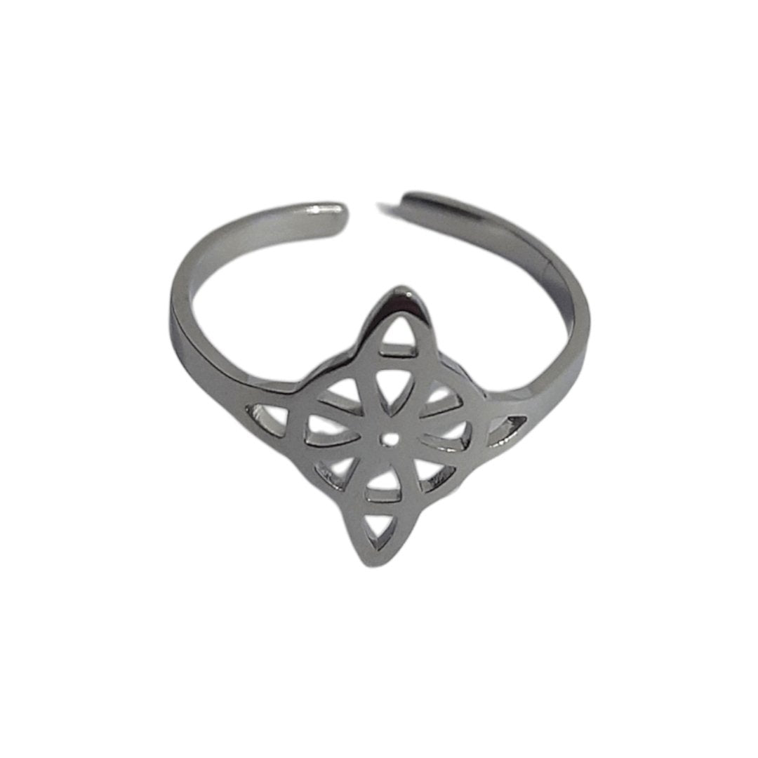 Anillo Nudo De Bruja Slim - Diversa Colección