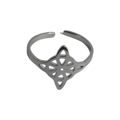 Anillo Nudo De Bruja Slim - Diversa Colección