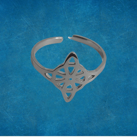 Anillo Nudo De Bruja Slim - Diversa Colección