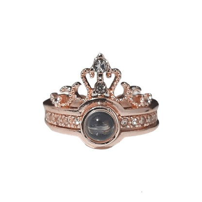 Anillo Proyección 100 Idiomas Te Amo - Diversa Colección