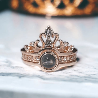 Anillo Proyección 100 Idiomas Te Amo - Diversa Colección