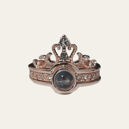 Anillo Proyección 100 Idiomas Te Amo - Diversa Colección