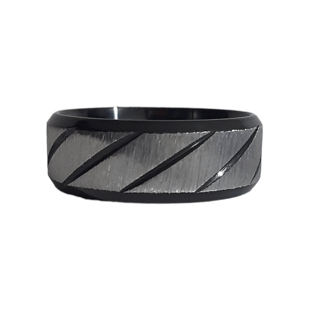 Anillo Sarga Negro - Diversa Colección