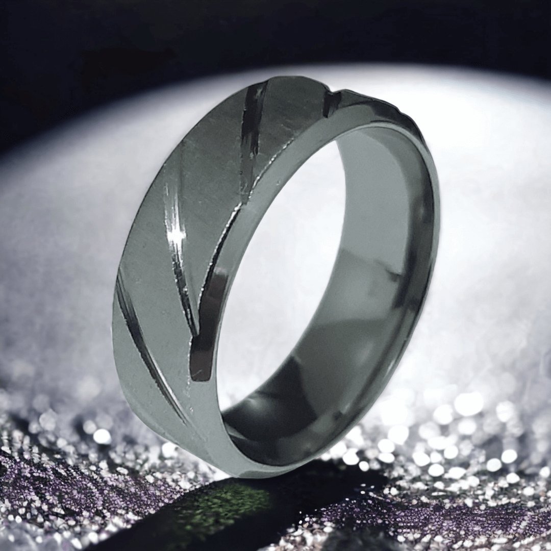 Anillo Sarga Plateado - Diversa Colección