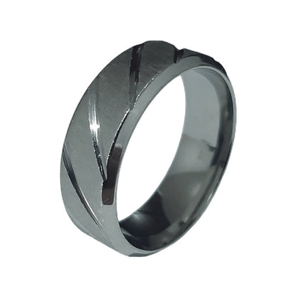 Anillo Sarga Plateado - Diversa Colección