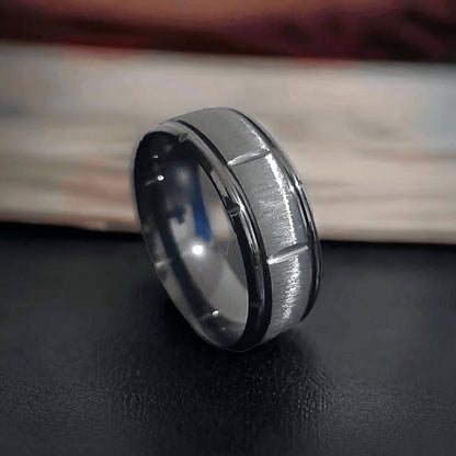Anillo Tex Negro - Diversa Colección