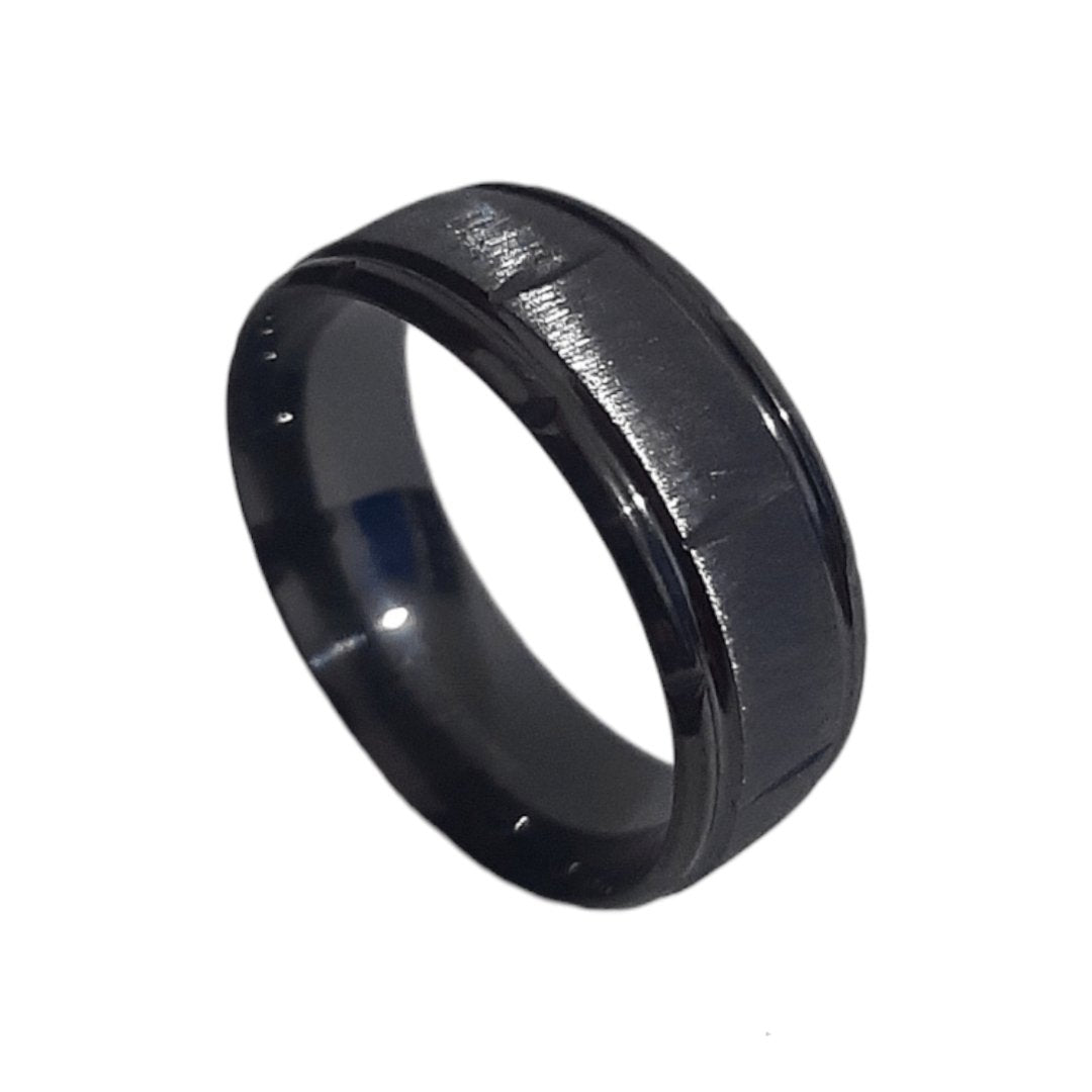 Anillo Tex Negro - Diversa Colección