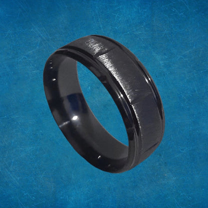 Anillo Tex Negro - Diversa Colección