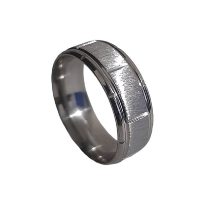 Anillo Tex Plateado - Diversa Colección