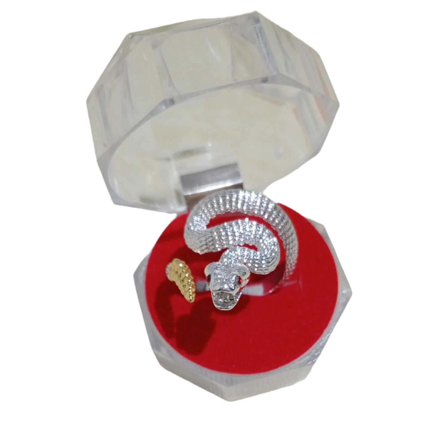 Anillo Ajustable Serpiente S925