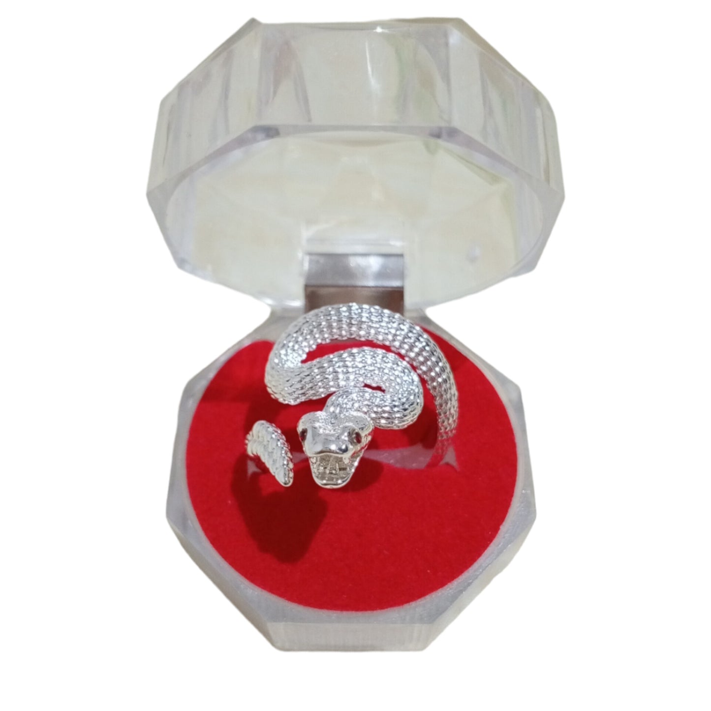 Anillo Ajustable Serpiente S925