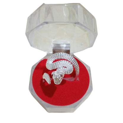 Anillo Ajustable Serpiente S925