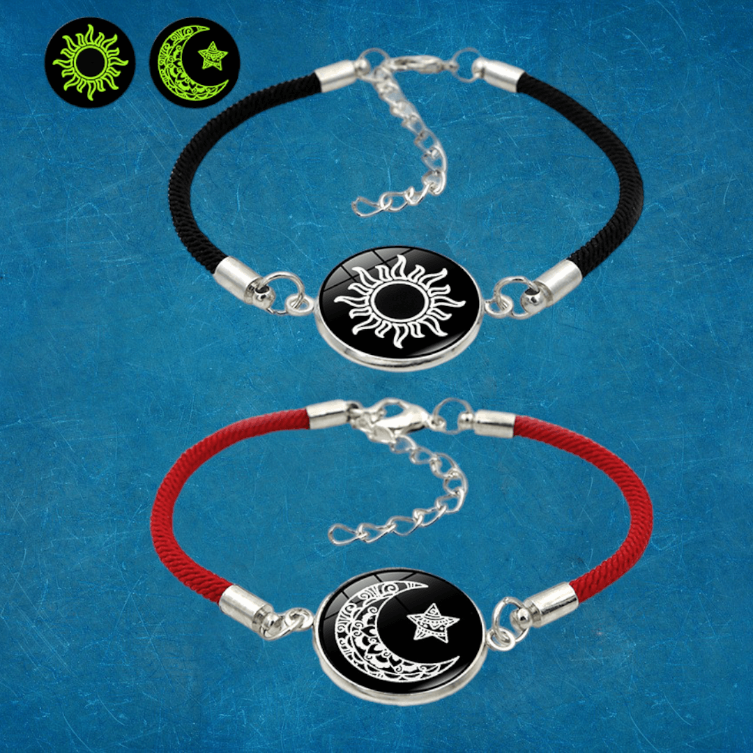 Pulseras Luminosas Sol y Luna