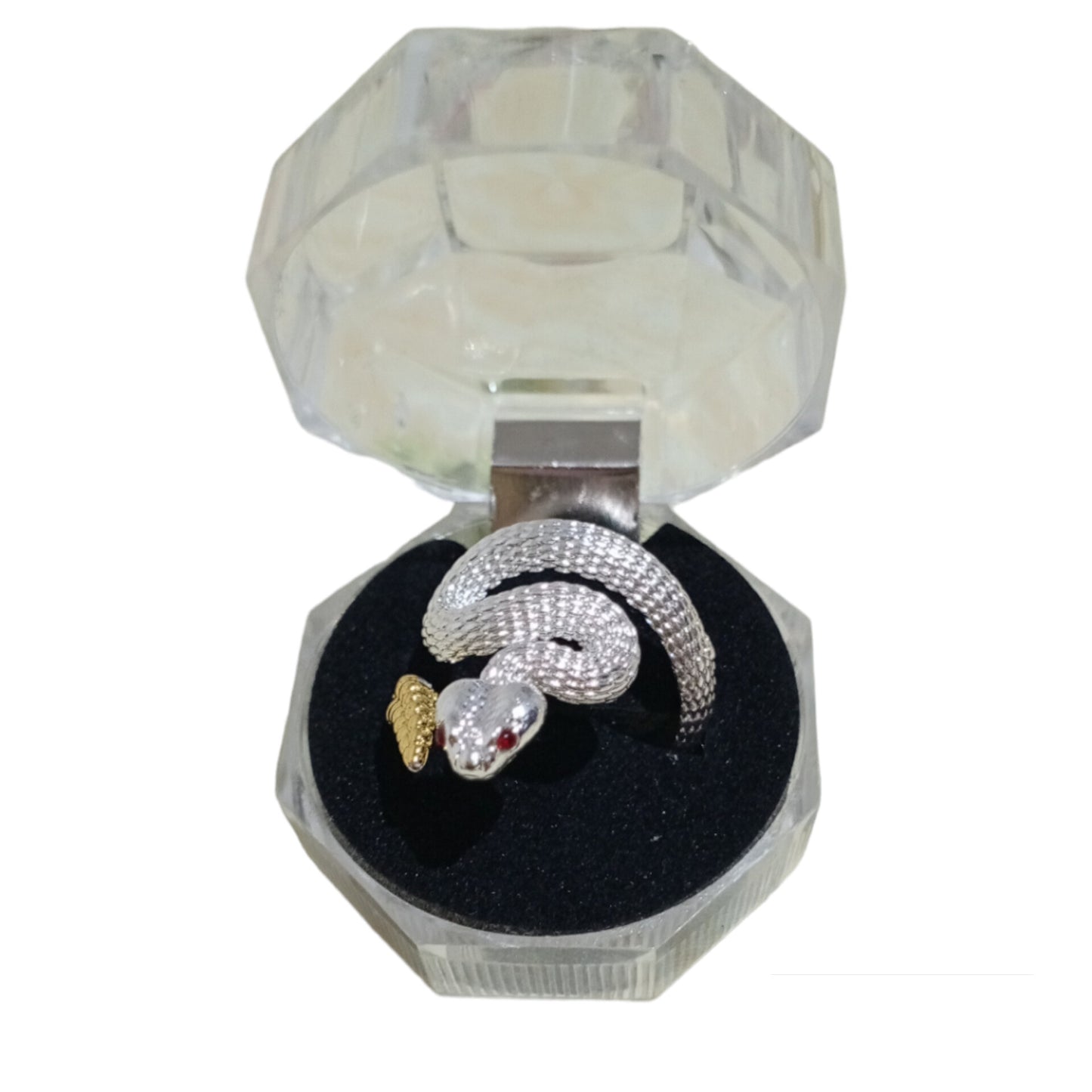 Anillo Ajustable Serpiente S925