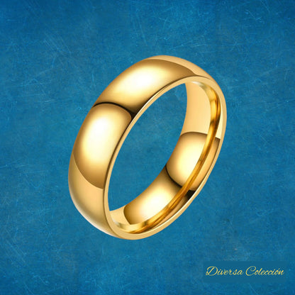 Anillos Brillo Dorado - Diversa Colección