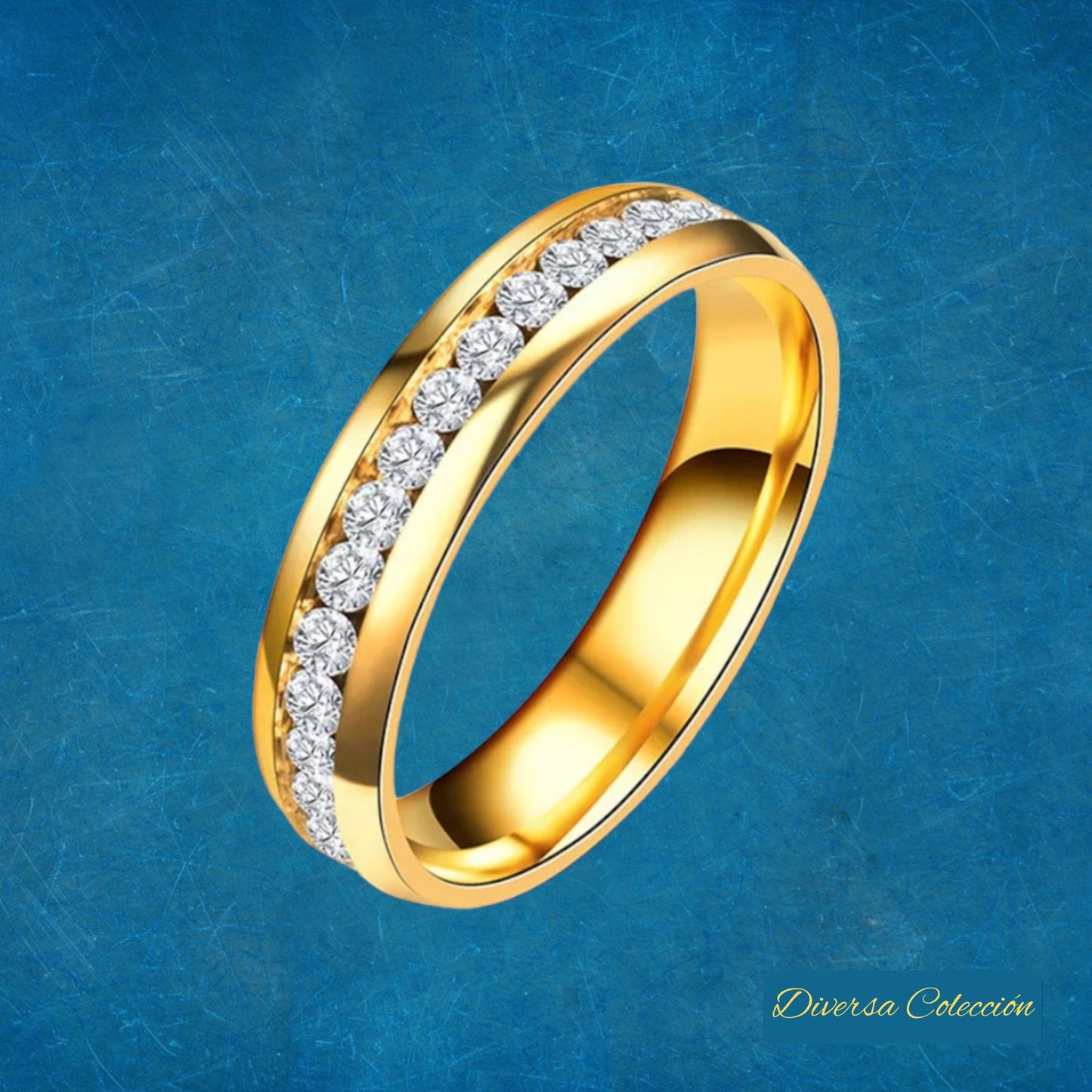 Anillos Brillo Dorado - Diversa Colección