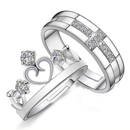 Anillos Corona & Cruz S925