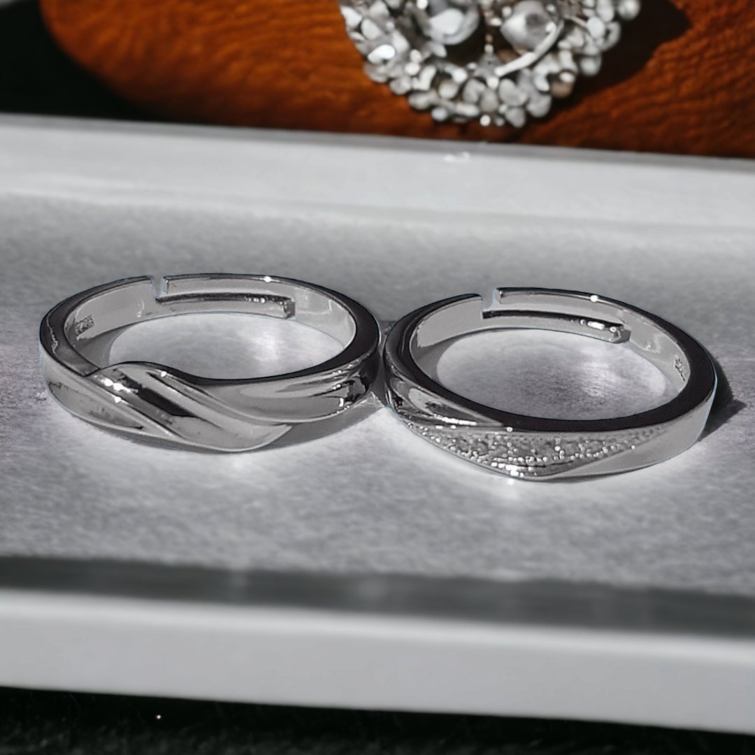 Anillos Nudo Plata S925 Ajustables - Diversa Colección