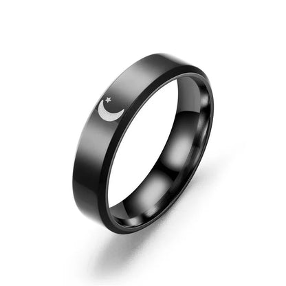 Anillos Sol & Luna Negros