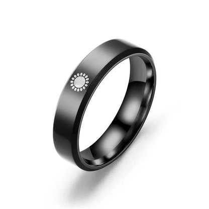 Anillos Sol & Luna Negros