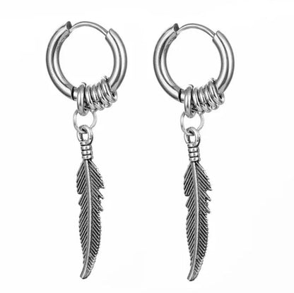 Aretes Aro & Pluma