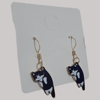 Aretes Gato Negro - Diversa Coleccion