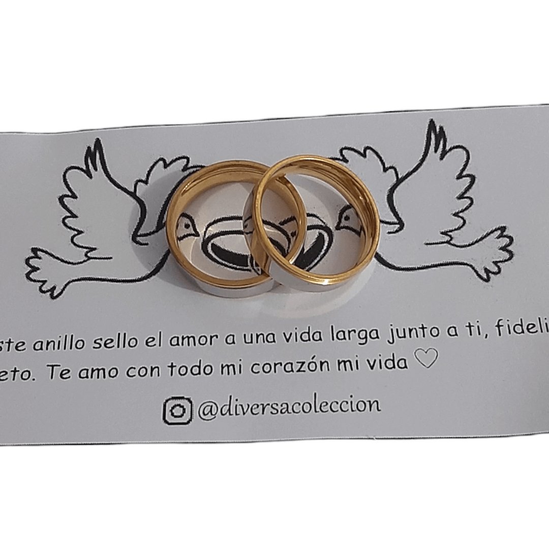 Argollas Gold & Plated