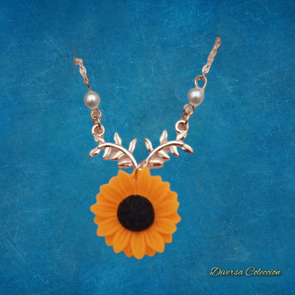 Cadena Girasol - Diversa Colección