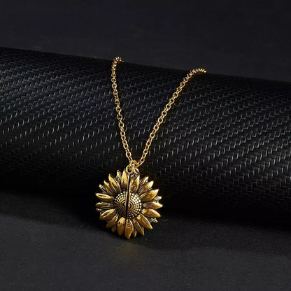 Collar girasol You are my sunshine amarillo - Diversa Coleccion