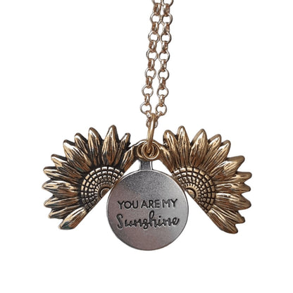Collar girasol You are my sunshine amarillo - Diversa Coleccion