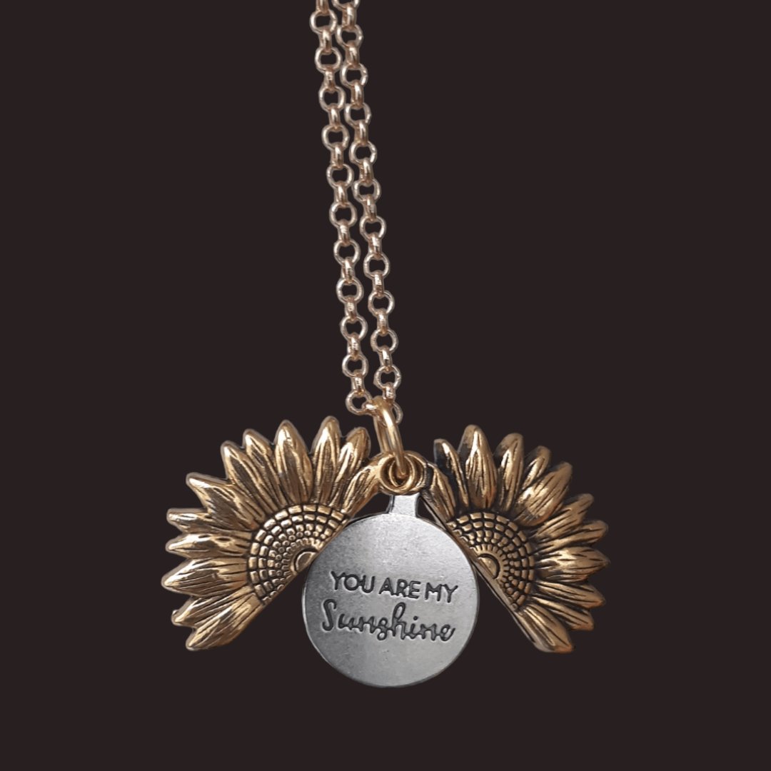 Collar girasol You are my sunshine amarillo - Diversa Coleccion