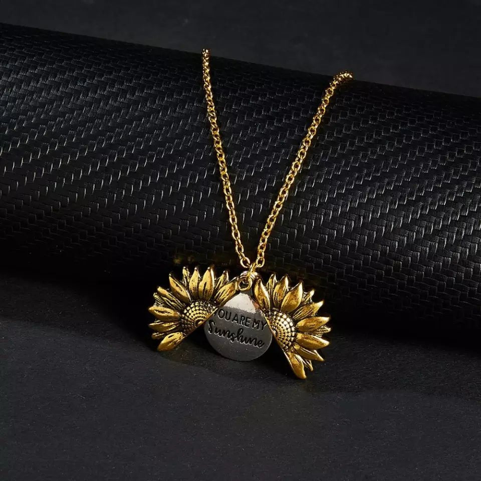 Collar girasol You are my sunshine amarillo - Diversa Coleccion