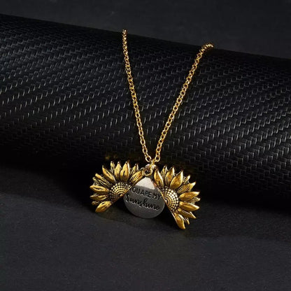 Collar girasol You are my sunshine amarillo - Diversa Coleccion