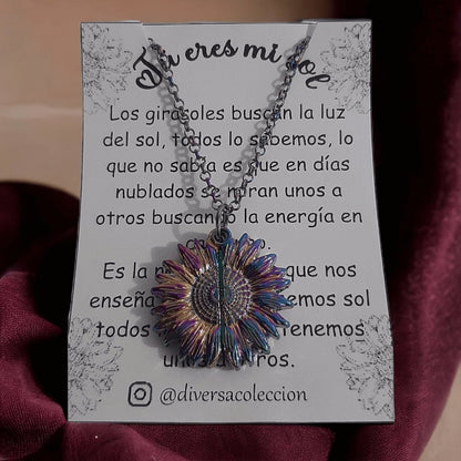 Collar Girasol You Are My Sunshine Multicolor - Diversa Colección