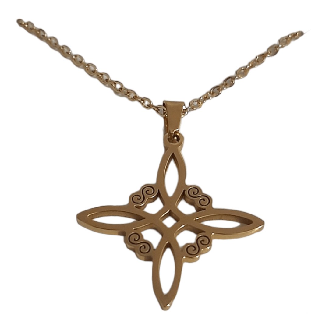Collar Nudo De Bruja Amuleto Protección - Diversa Colección