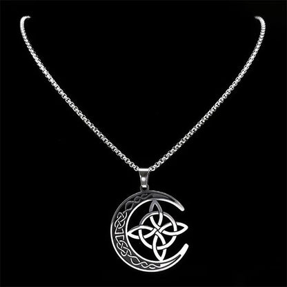 Collar Nudo De Bruja & Luna - Diversa Colección