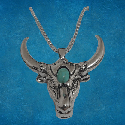 Collar Toro Turquesa - Diversa Colección