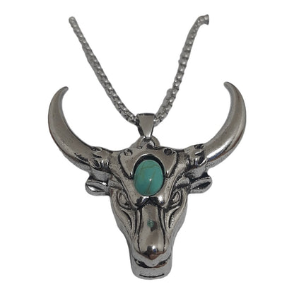Collar Toro Turquesa - Diversa Colección