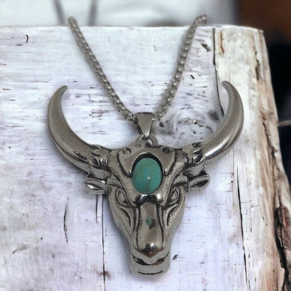 Collar Toro Turquesa - Diversa Colección