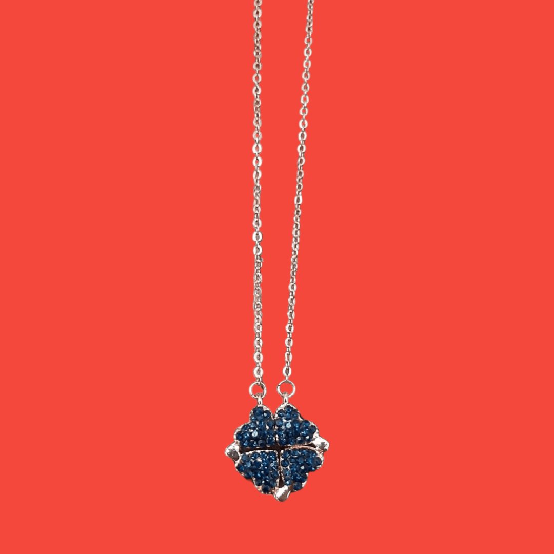 Collar Trébol & Corazón Doble Color - Diversa Colección