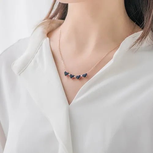 Collar Trébol & Corazón Doble Color - Diversa Colección