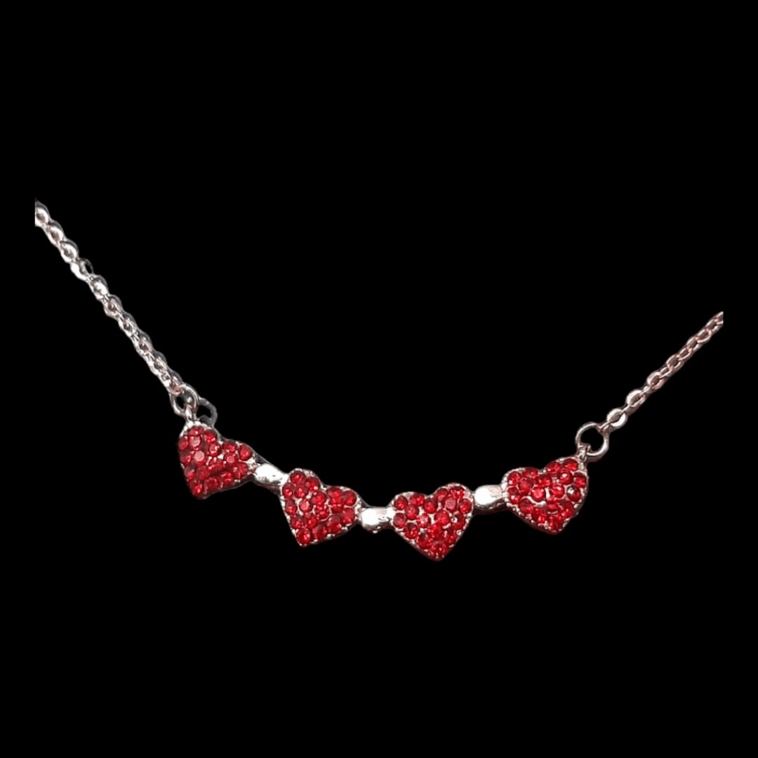 Collar Trébol & Corazón Doble Color - Diversa Colección