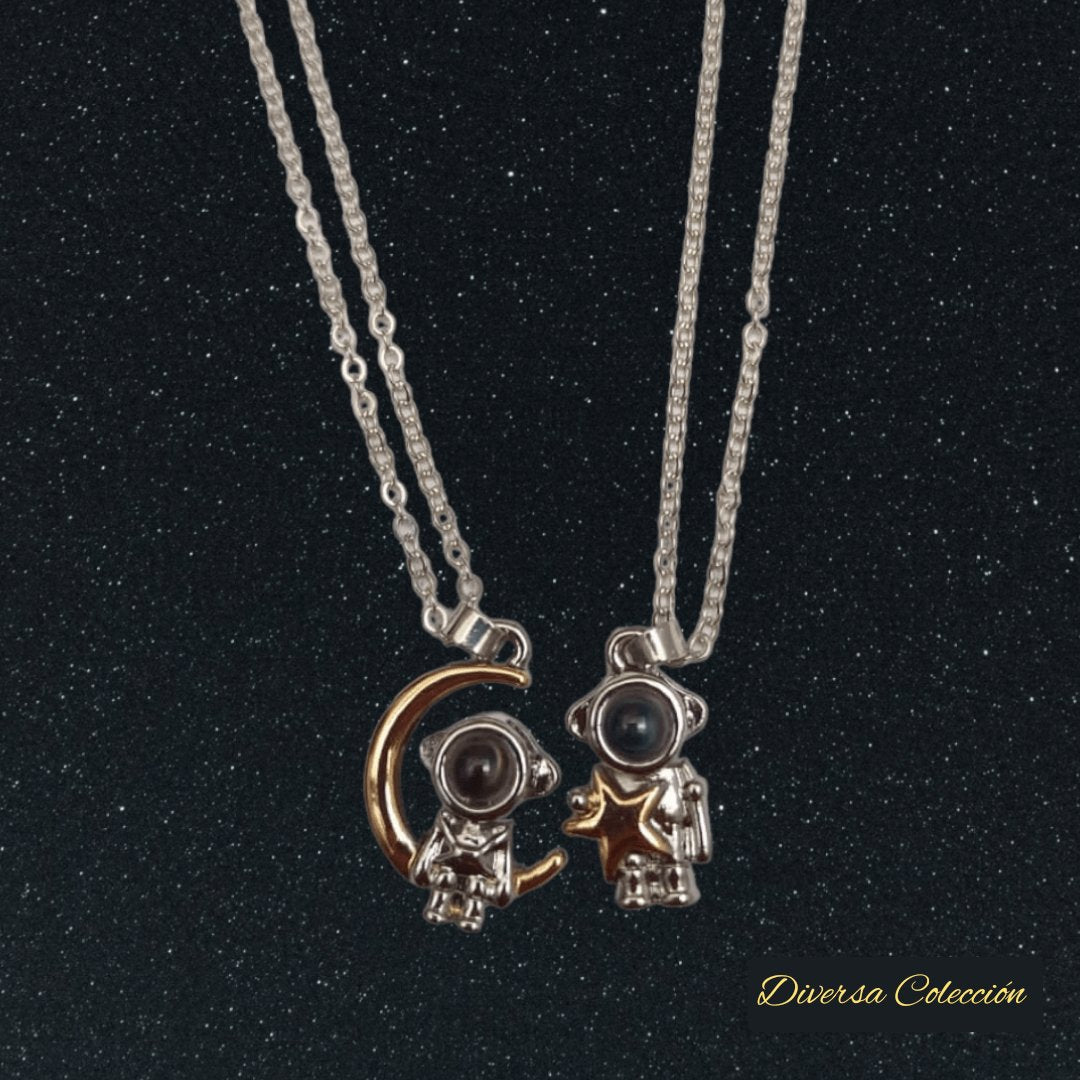 Collares Astronauta Proyección 100 Idiomas - Diversa Colección