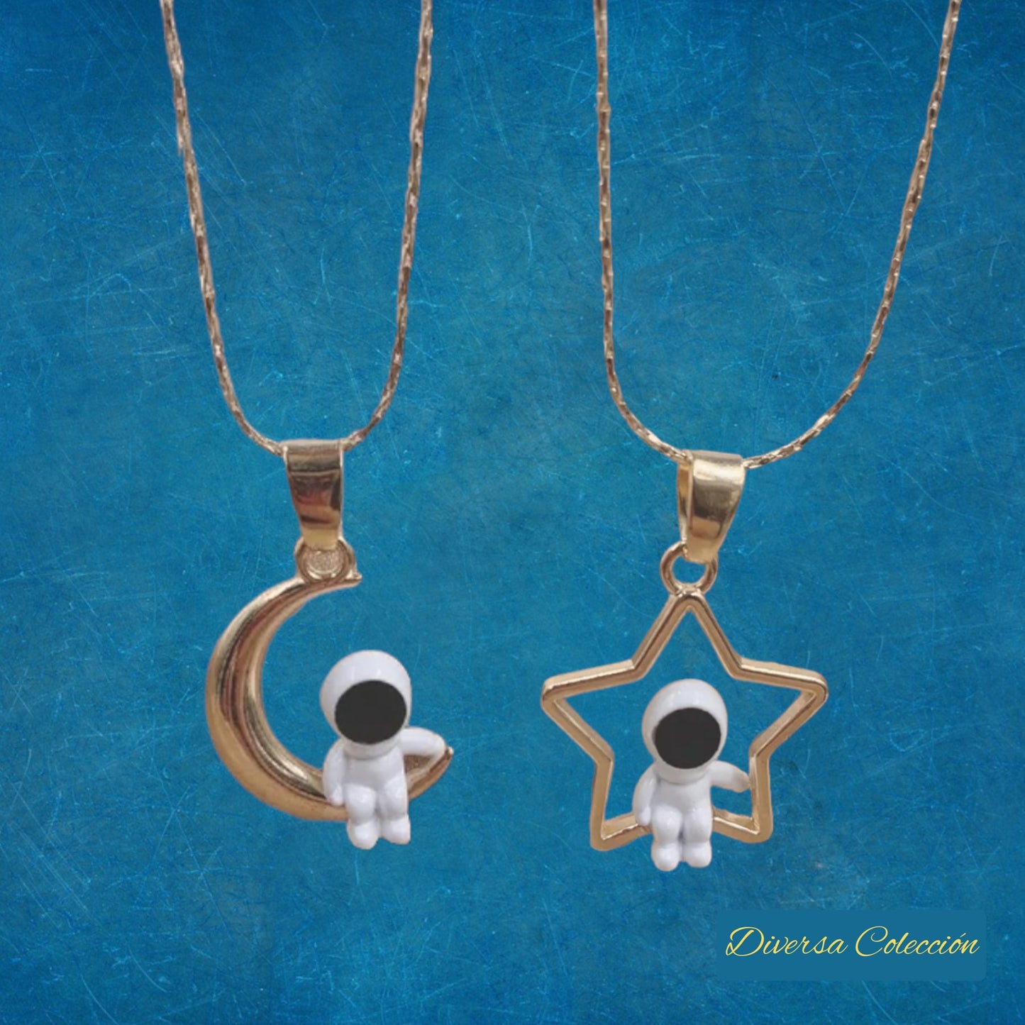 Collares Astronauta Star & Moon - Diversa Colección